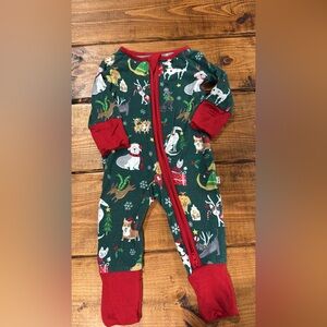 Little Sleepies Holiday Hounds zippy